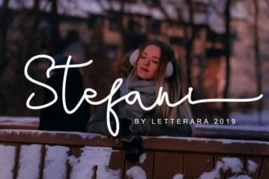 Stefani Family Font by thomasaradea — Script Handwritten Font — thumbnail 1