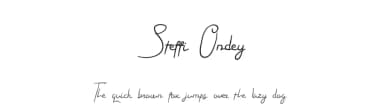 Steffi Ondey by setyaisiam _type — Script Handwritten Font — thumbnail 1