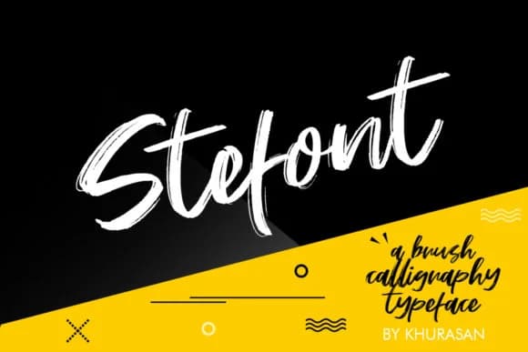 Stefont Font by Khurasan — Script Handwritten Font