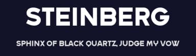 Steinberg by Vladimir Nikolic — Sans Serif Font — thumbnail 2