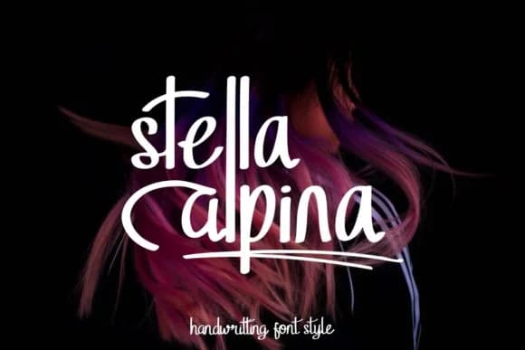 Stella Alpina Font by EdricStudio — Script Handwritten Font