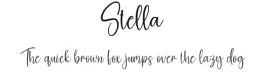 Stella by Scratchones — Script Handwritten Font — thumbnail 1
