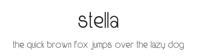 Stella by Manuel Ramos — Sans Serif Font — thumbnail 1