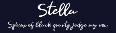 Stella by Sudarman Mulka — Script Handwritten Font — thumbnail 2