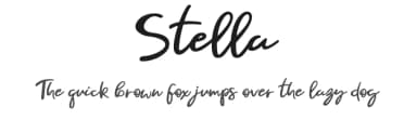 Stella by Sudarman Mulka — Script Handwritten Font — thumbnail 1