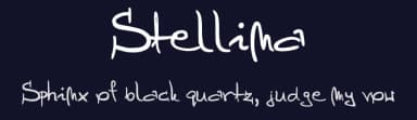 Stellina by Anna Hodel — Script Handwritten Font — thumbnail 2