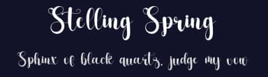 Stelling Spring by Inermedia Studio — Script Handwritten Font — thumbnail 2