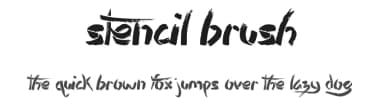 Stencil Brush by JSH creates — Script Handwritten Font — thumbnail 1