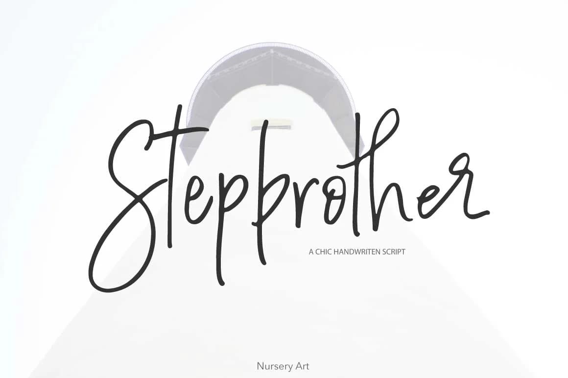 Stepbrother Font by Studio_Art — Script Handwritten Font — preview 1
