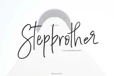 Stepbrother Font by Studio_Art — Script Handwritten Font — thumbnail 1