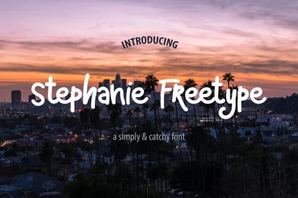 Stephanie Freetype Font by pandastock — Script Handwritten Font