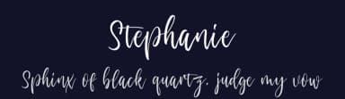 Stephanie by Fanastudio — Script Handwritten Font — thumbnail 2
