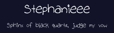 Stephanieee by S Y — Script Handwritten Font — thumbnail 2