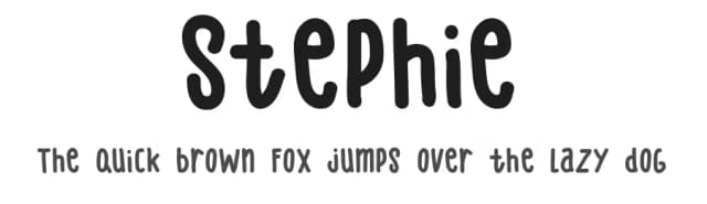 Stephie by Ianmikraz — Script Handwritten Font