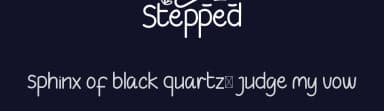 Stepped by NihStudio — Script Handwritten Font — thumbnail 2