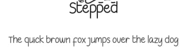 Stepped by NihStudio — Script Handwritten Font — thumbnail 1