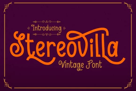 Stereovilla Font by Dreamink (7ntypes) — Script Handwritten Font