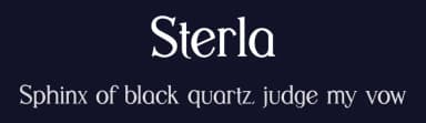 Sterla by Font Kingdom — Serif Font — thumbnail 2