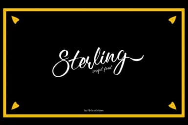 Sterling Font by wmfirdaus.musa — Script Handwritten Font — thumbnail 1