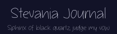 Stevania Journal by MJType — Script Handwritten Font — thumbnail 2