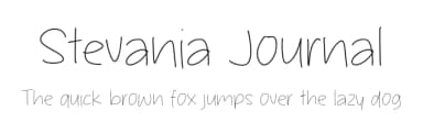 Stevania Journal by MJType — Script Handwritten Font — thumbnail 1