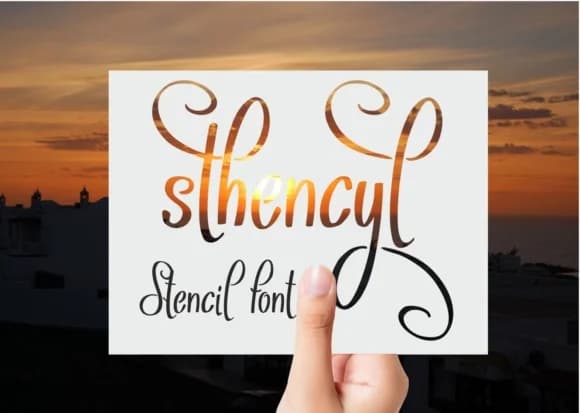 Sthencyl Font by Digital Typeface Studio — Script Handwritten Font