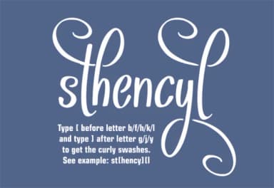 Sthencyl Font by Digital Typeface Studio — Script Handwritten Font — thumbnail 2