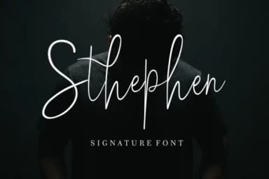 Sthephen Font by supotype — Script Handwritten Font — thumbnail 1