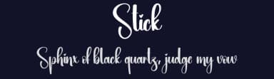 Stick by Scratchones — Script Handwritten Font — thumbnail 2