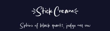 Stick Cream by MJType — Script Handwritten Font — thumbnail 2