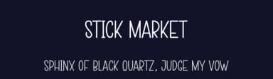 Stick Market by Andi Moz — Script Handwritten Font — thumbnail 2