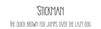 Stickman by Display Studio — Sans Serif Font — thumbnail 1