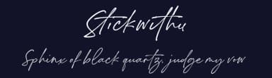 Stickwithu by Redy Studio — Script Handwritten Font — thumbnail 2