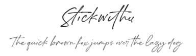 Stickwithu by Redy Studio — Script Handwritten Font — thumbnail 1