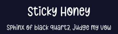 Sticky Honey by Suby Studio — Script Handwritten Font — thumbnail 2