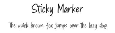 Sticky Marker by Creatype Studio — Script Handwritten Font — thumbnail 1