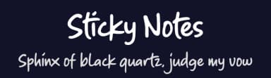 Sticky Notes by Hendra Pratama — Script Handwritten Font — thumbnail 2