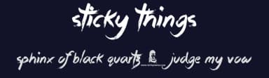 Sticky Things by JSH creates — Script Handwritten Font — thumbnail 2