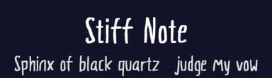 Stiff Note by Tera Asset Garage — Script Handwritten Font — thumbnail 2