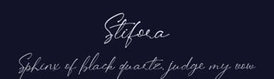 Stifora by Indriyanti — Script Handwritten Font — thumbnail 2