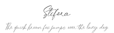 Stifora by Indriyanti — Script Handwritten Font — thumbnail 1