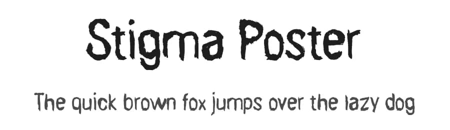 Stigma Poster by Woodcutter — Script Handwritten Font