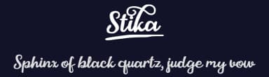 Stika by 7NTypes — Script Handwritten Font — thumbnail 2