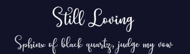 Still Loving by 7NTypes — Script Handwritten Font — thumbnail 2