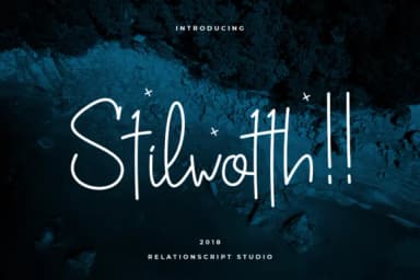 Stilwotth Font by relationscript12 — Script Handwritten Font — thumbnail 1