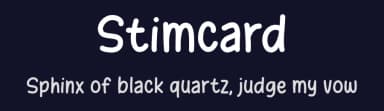 Stimcard by Khurasan — Script Handwritten Font — thumbnail 2