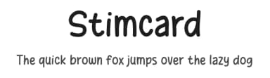 Stimcard by Khurasan — Script Handwritten Font — thumbnail 1