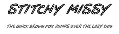 Stitchy Missy by Hawtpixel — Script Handwritten Font — thumbnail 1