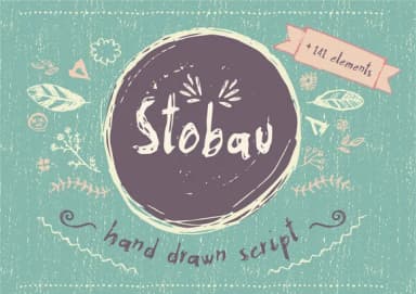 Stobau Font by Silvia Porcu — Script Handwritten Font — thumbnail 1
