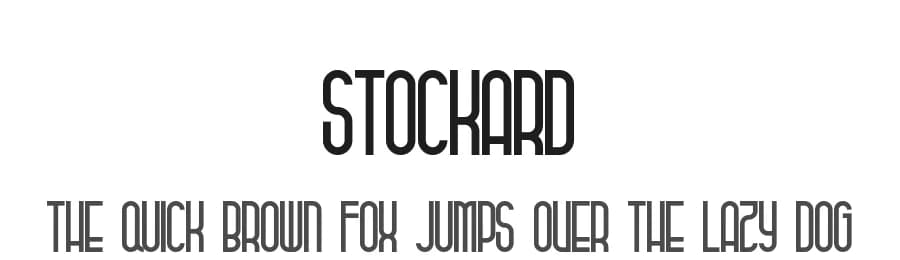 Stockard by Helotype — Sans Serif Font